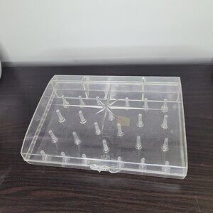 Scovill Dritz Bobbin Holder Atomic Starburst Plastic Lucite MCM Sewing